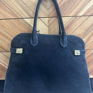 Claudia Firenze Black Suede Handbag